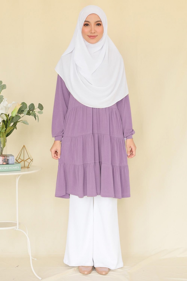 Qalam Blouse - Luxe Liliac